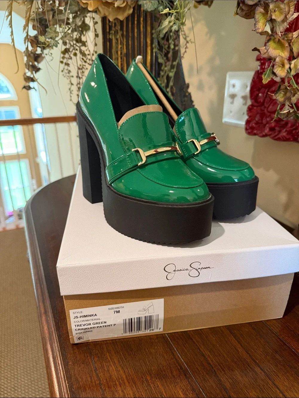 Jessica Simpson Trevor green size 7